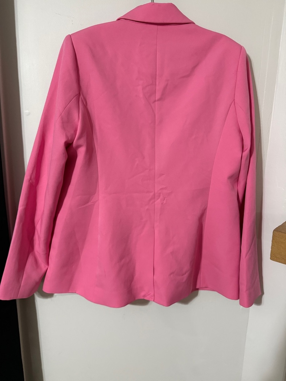crown & ivy Hot Pink Single-Button Notch Lapel Blazer - Picture 4 of 4